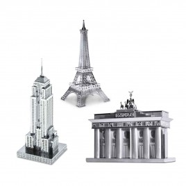 3D-Metallbausatz "Berühmte Gebäude"