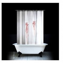 Bloodbath shower curtain