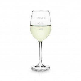 Personalisierbares Weinglas Zombie mit Namen 2