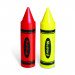 Crayon Ketchup & Mustard Bottles