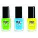 Nail polish highlighters - blue yellow